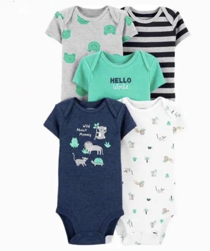 BABY SUIT SHORT SLEEVES 5 in 1