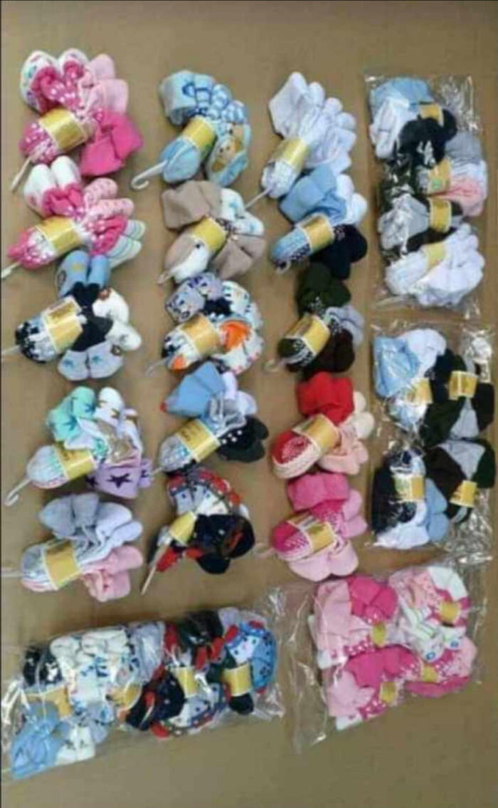 NEW BORN BABY SOCKS 3 in 1