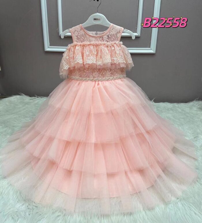 PEACH DRESSING GOWN FOR GIRL