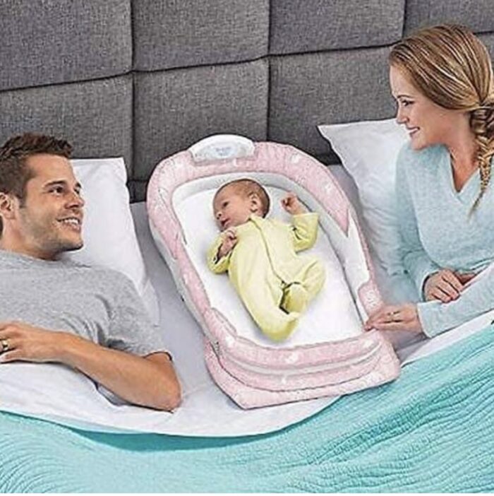 Multifunctional Portable Baby Separated Bed with mosquito net - Image 6