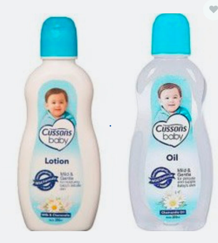 CUSSON BABY OIL AND LOTION