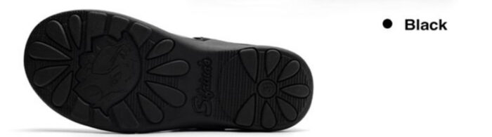 Girls black dress school Shoe - Image 3
