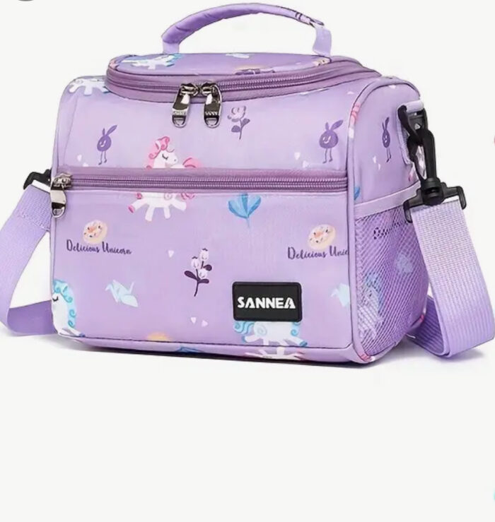 Sannea Insulated Lunch Bag With Bottle Holder - Image 7
