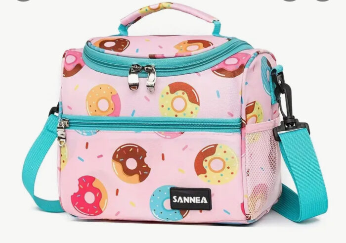 Sannea Insulated Lunch Bag With Bottle Holder - Image 8