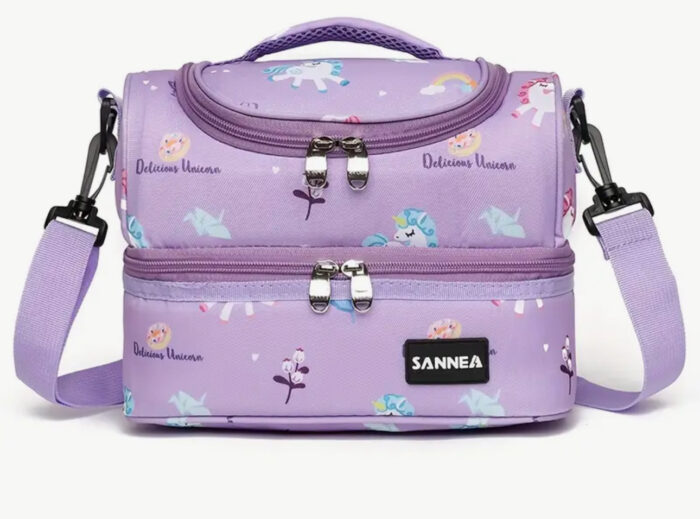 Sannea Insulated Lunch Bag With Bottle Holder - Image 5
