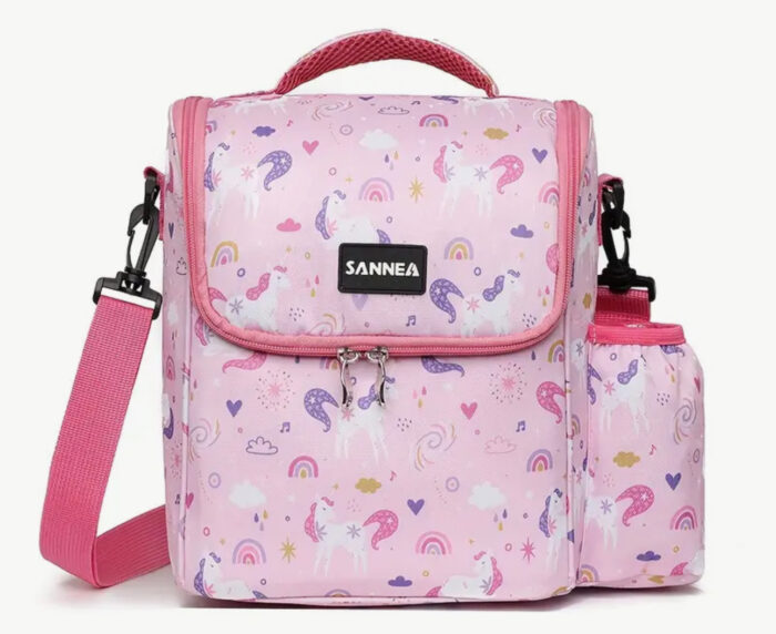 Sannea Insulated Lunch Bag With Bottle Holder