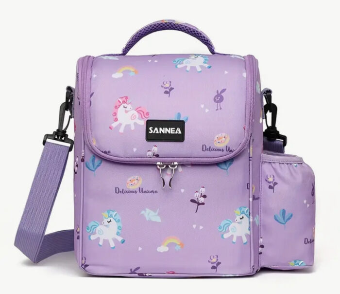 Sannea Insulated Lunch Bag With Bottle Holder - Image 3