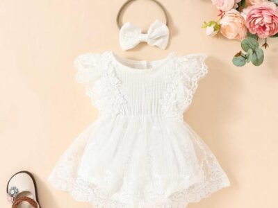 Newborn girl gown