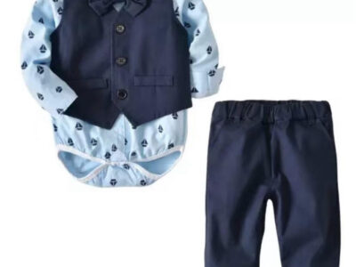 Baby Boys' Blazer Long Sleeves Shirts trouser  3 Pieces Sets
