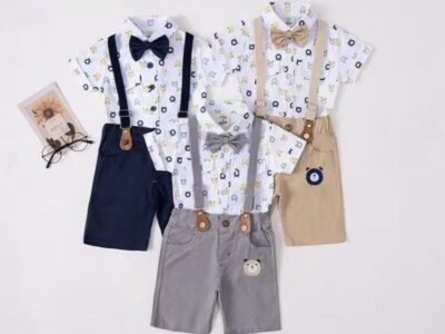 Fashion Baby Gentleman Short Sleeve Bodysuit