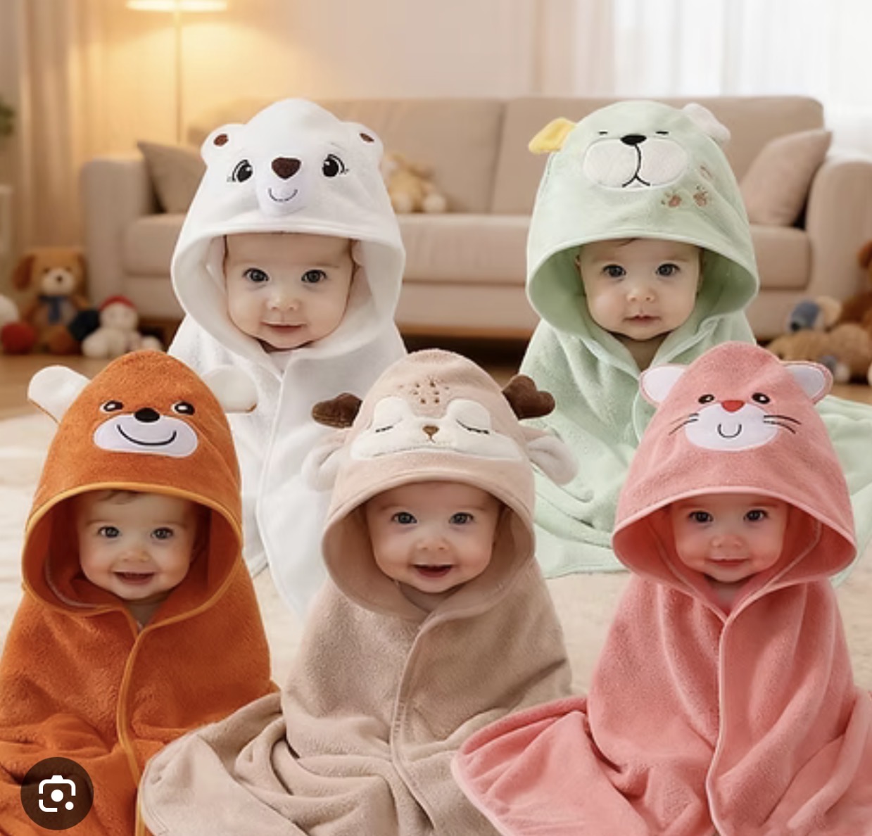 Baby Hooded 3D Baby Blanket - Image 4